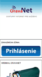 Mobile Screenshot of oravanet.sk
